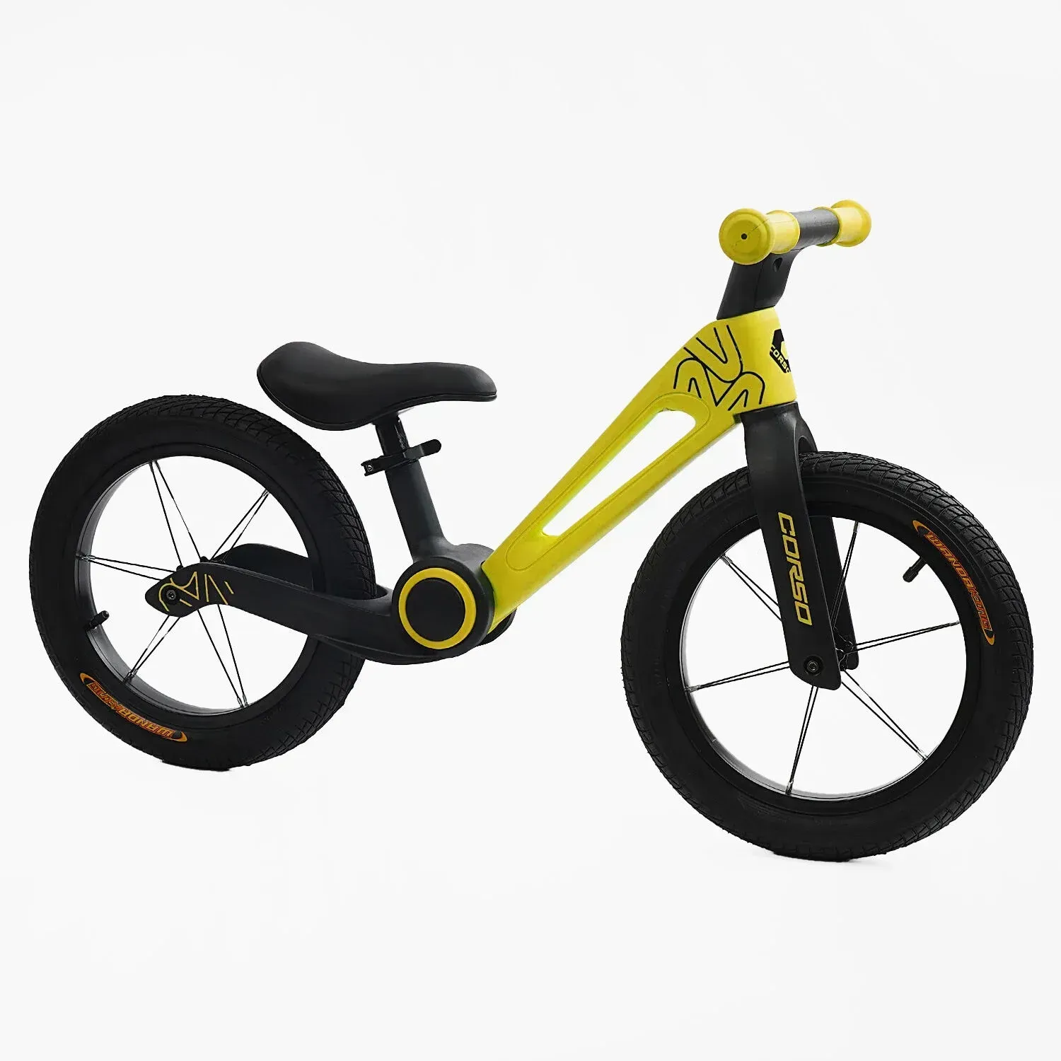 Велобіг Corso жовтий 14``