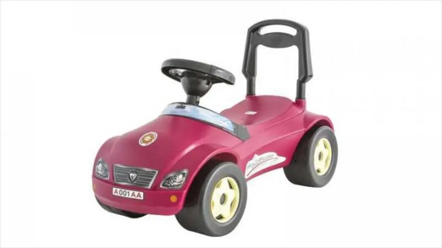 Каталка-толокар Мерсик 016 малиновий ORION