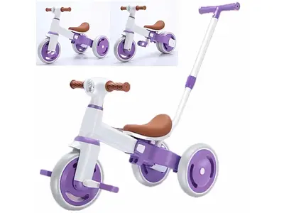 Велосипед-трансформер з батьківською ручкою